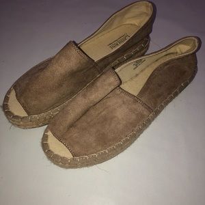 Suede loafers!